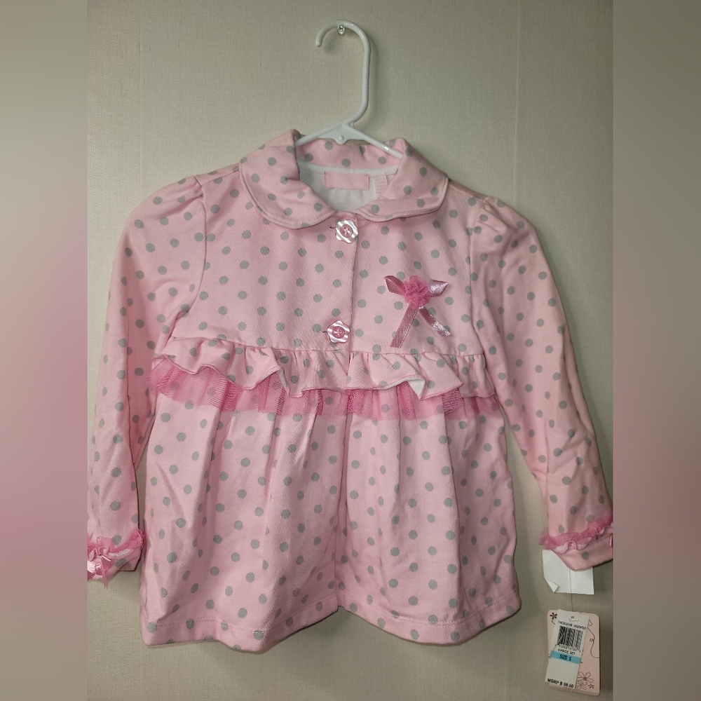 NWT Swearshirt Jacket Girls 5 - Picture 1 of 3